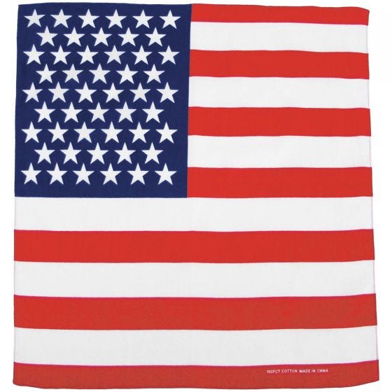 Бандана MFH из Хлопка - Флаг США