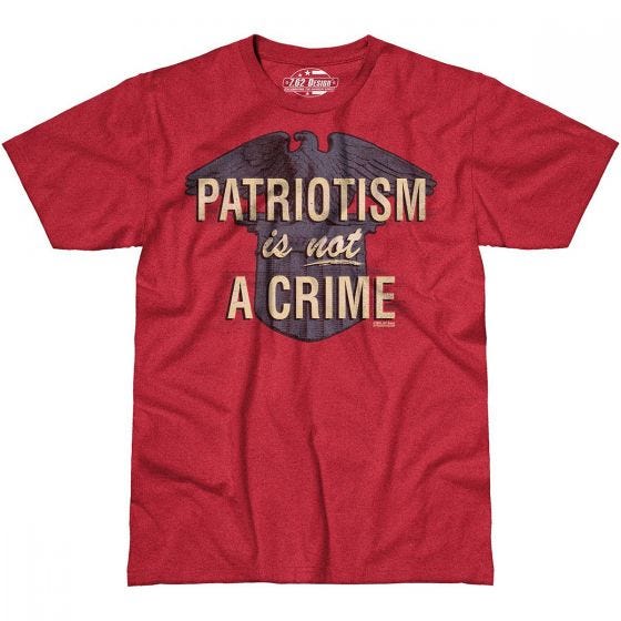 Футболка 7.62 Design Patriotism is not a Crime - Scarlet Heather