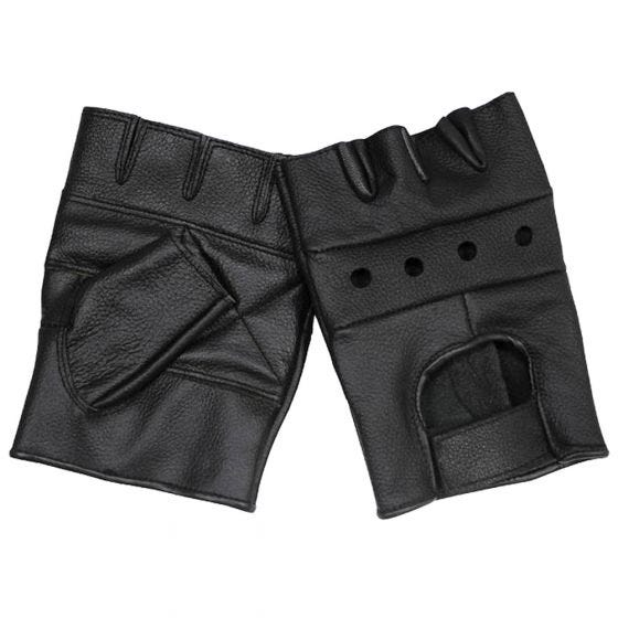 Кожаные Перчатки MFH Deluxe - Черный