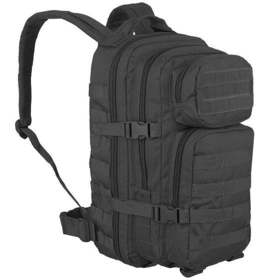 Малый Штурмовой Рюкзак Mil-Tec MOLLE US - Черный