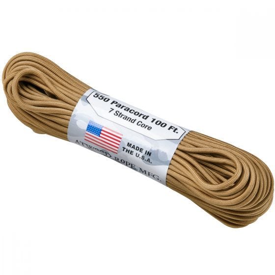 Паракорд Atwood Rope 550 фунта - Coyote