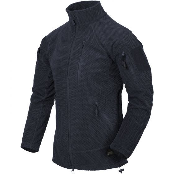 Куртка Helikon Alpha Tactical из Сетчатого Флиса - Navy Blue