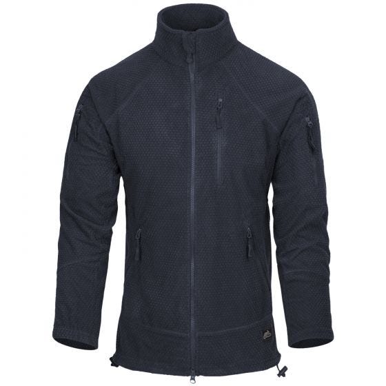 Куртка Helikon Alpha Tactical из Сетчатого Флиса - Navy Blue