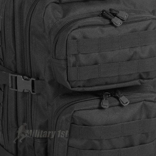 Большой Штурмовой Рюкзак Mil-Tec MOLLE US - Черный