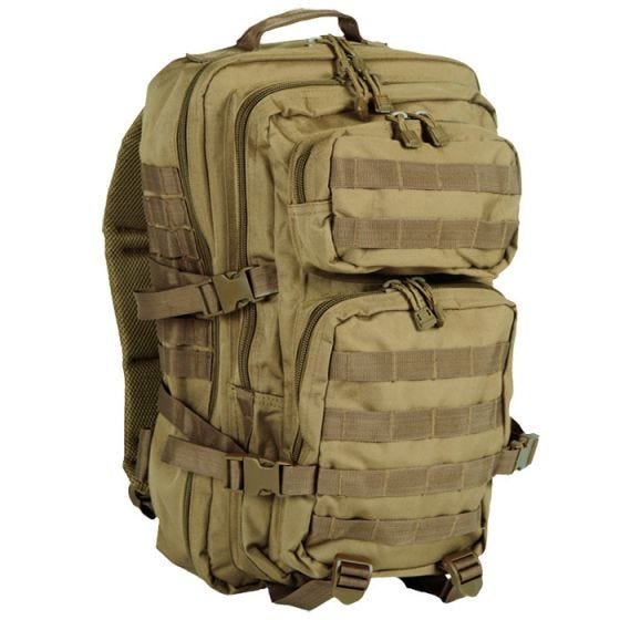 Большой Штурмовой Рюкзак Mil-Tec MOLLE US - Coyote