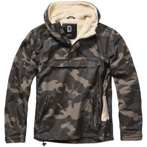 Куртка-ветровка Brandit Sherpa - Dark Camo
