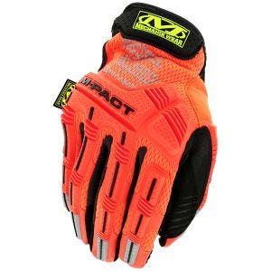 Mechanix Wear M-Pact Hi-Viz Gloves Fluorescent Orange