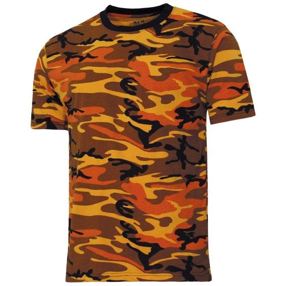 Футболка MFH US Streetstyle - Orange Camo