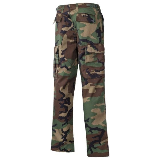 Боевые брюки MFH US BDU Reinforced - Woodland