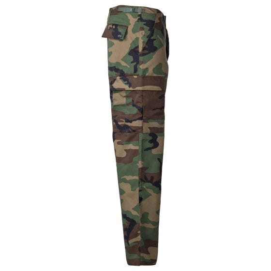 Боевые брюки MFH US BDU Reinforced - Woodland