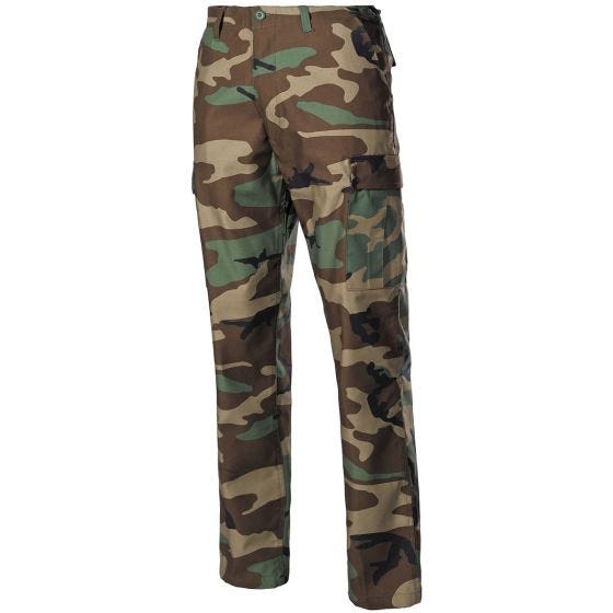 Боевые брюки MFH US BDU - Woodland