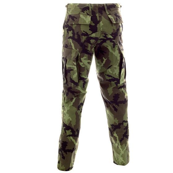 Боевые Брюки MFH BDU из Материала Ripstop Czech Woodland