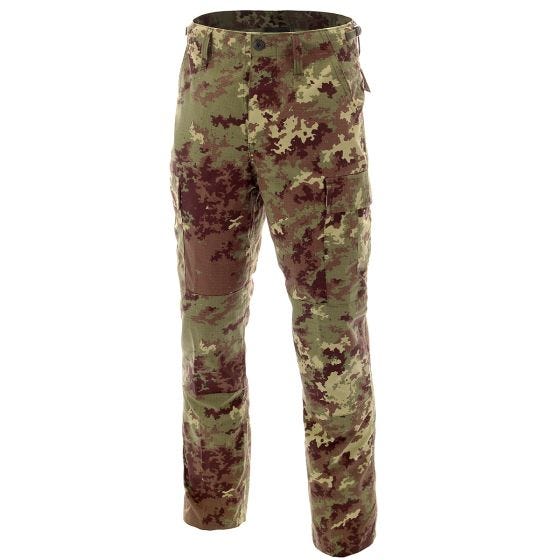 Боевые Брюки MFH BDU из Материала Ripstop Vegetato Woodland