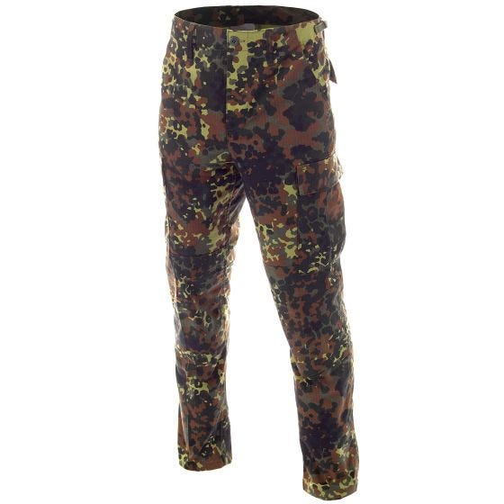 Боевые Брюки MFH BDU из Материала Ripstop Flecktarn