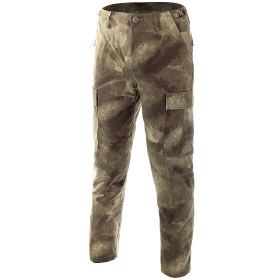 Боевые Брюки MFH BDU из Материала Ripstop HDT Camo AU