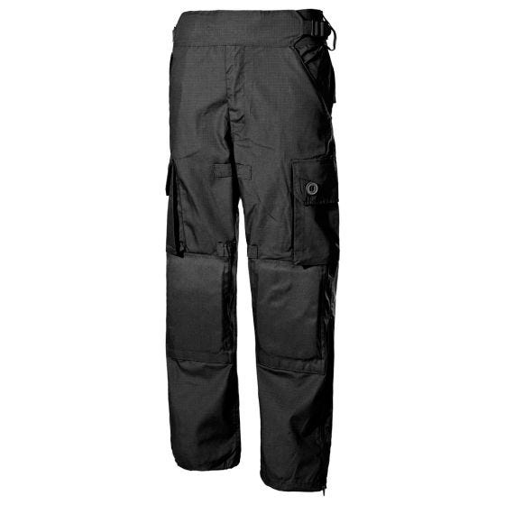 Брюки MFH Comando Smock из материала Ripstop - Черный