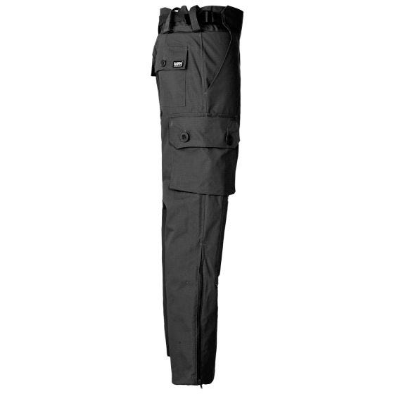 Брюки MFH Comando Smock из материала Ripstop - Черный