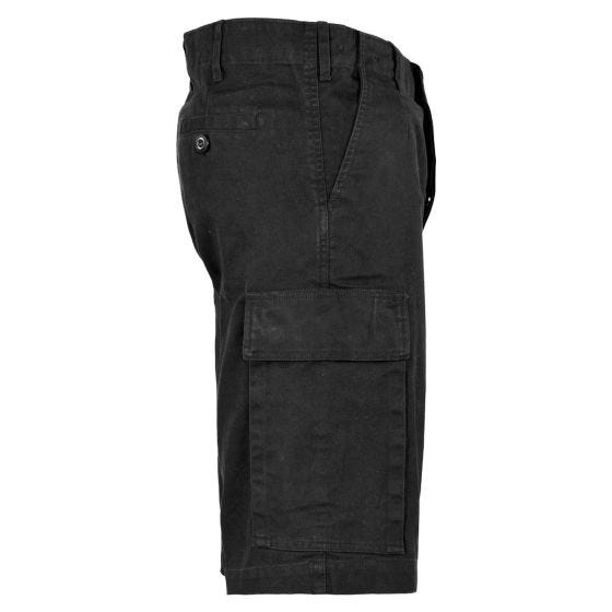 шорты-бермуды MFH BW - Black Stonewashed