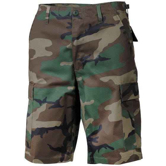 Шорты-бермуды MFH US BDU из Материала - Woodland