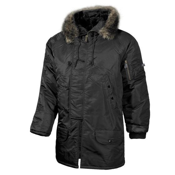 Куртка MFH US N3B Polar - Черный