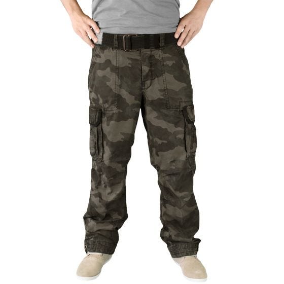 Брюки Surplus Premium Vintage Black Camo