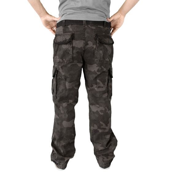 Брюки Surplus Premium Vintage Black Camo