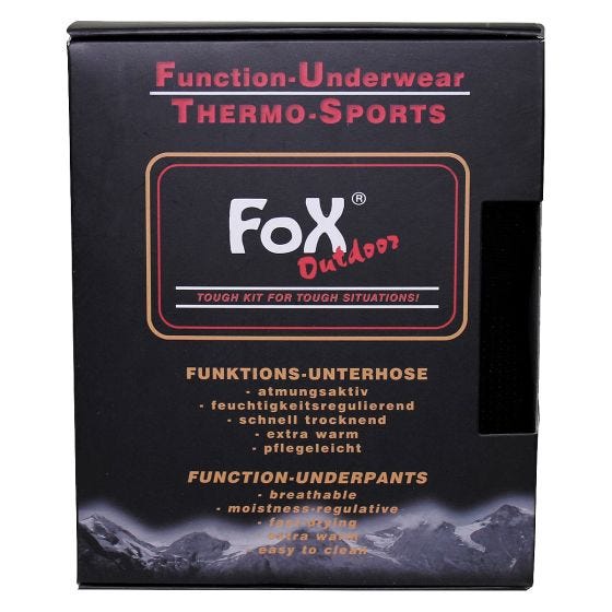 Подштанники Fox Outdoor Thermo-Functional - Черный