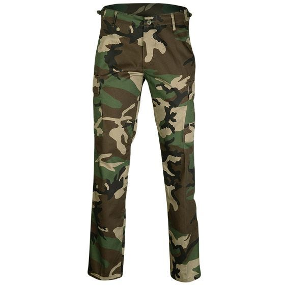 Брюки Mil-Tec US BDU Ranger Straight Cut - Woodland