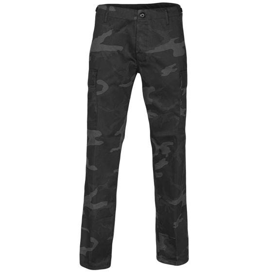 Брюки Mil-Tec US BDU Ranger Straight Cut - Black Camo