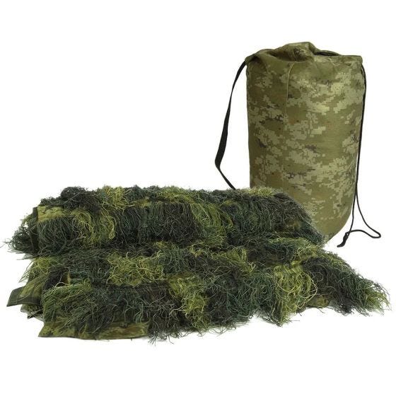Маскировочная Накидка Mil-Tec Anti-Fire 300x200 см - Woodland
