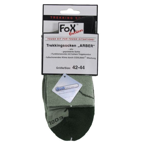 Носки Fox Outdoor Arber Trekking - Оливковый