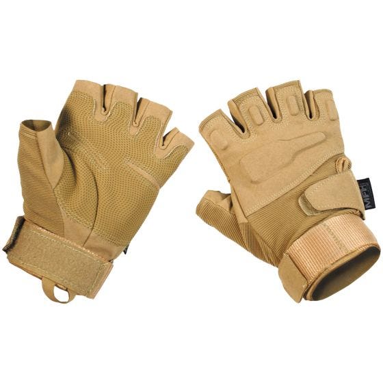 Перчатки без Пальцев MFH Protect Tactical - Coyote Tan