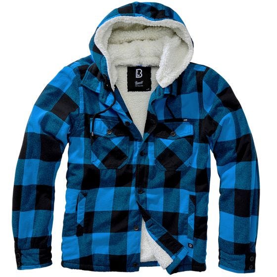 Куртка Brandit Lumber Hooded - Черный/Синий