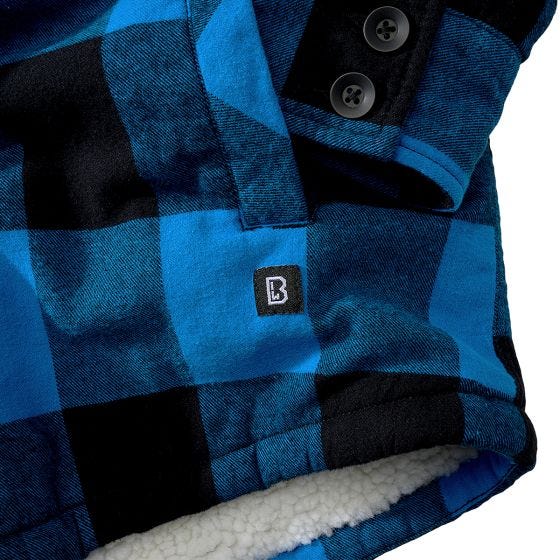 Куртка Brandit Lumber Hooded - Черный/Синий