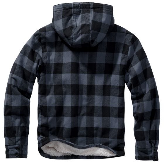 Куртка Brandit Lumber Hooded - Черный/Серый