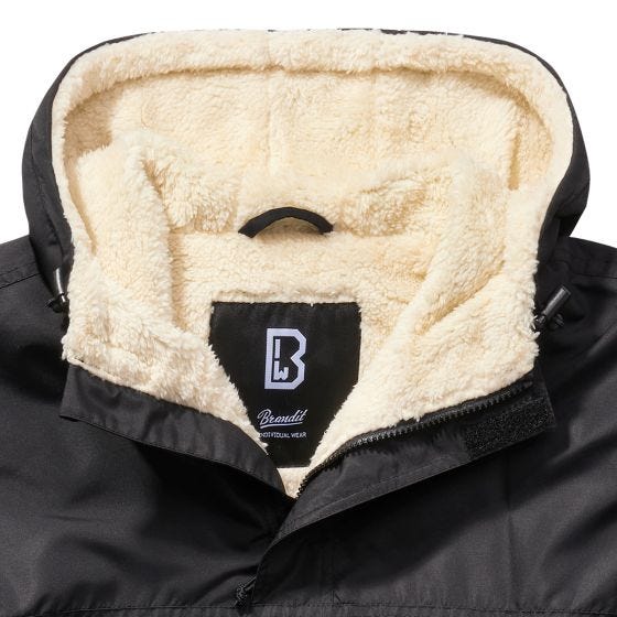 Куртка-ветровка Brandit Sherpa - Черный