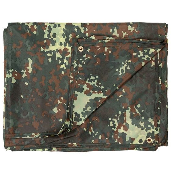 Брезент MFH 'Tarp' 300x500cm - Flecktarn