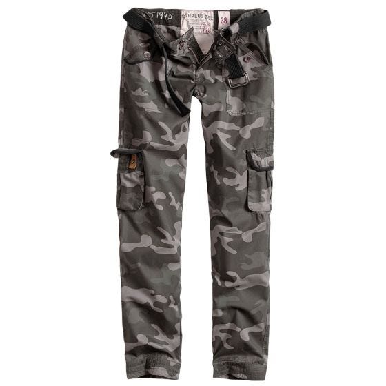 Брюки Surplus Slimmy женские - Black Camo
