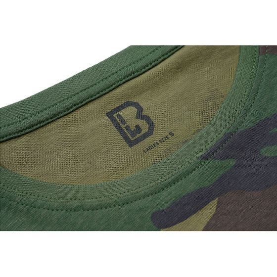Футболка Brandit ЖЕНСКАЯ - Woodland Camo