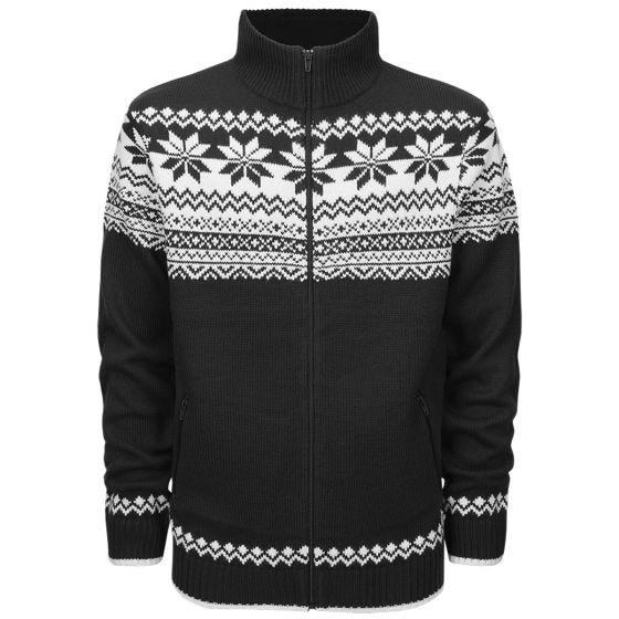 Джемпер Brandit Cardigan Norweger - Черный