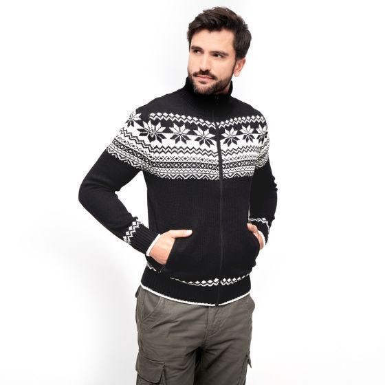 Джемпер Brandit Cardigan Norweger - Черный