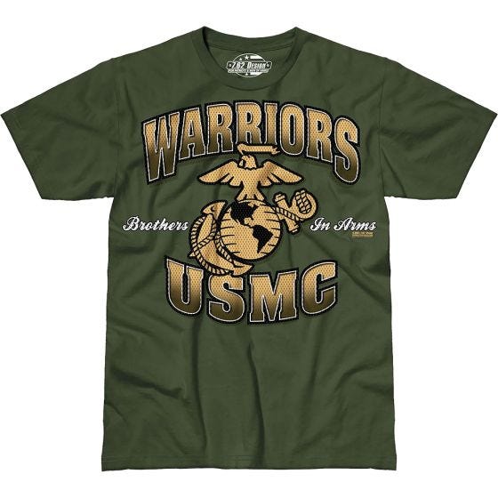 Футболка 7.62 Design USMC Warriors - Military Green