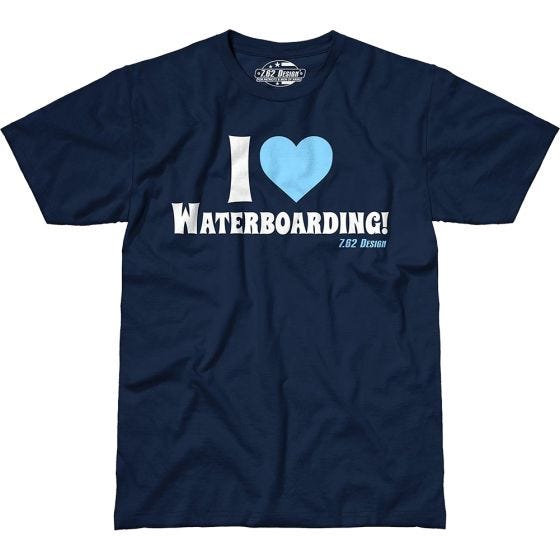 Футболка 7.62 Design I Love Waterboarding - Navy