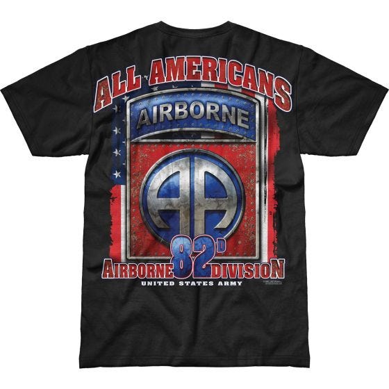 Футболка 7.62 Design Army 82nd Airborne All Americans Battlespace - Черный