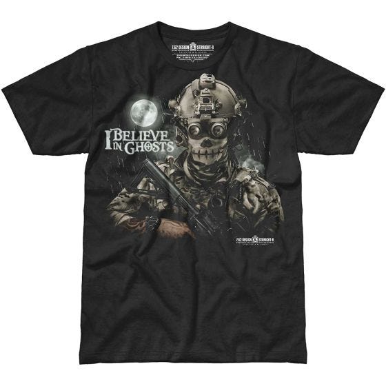 Футболка 7.62 Design I Believe In Ghosts - Черный
