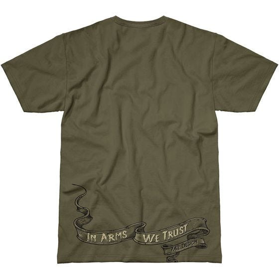Футболка 7.62 Design In Arms We Trust - Military Green