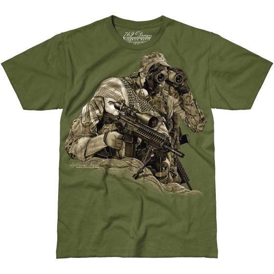 Футболка 7.62 Design Lightning's Hand - Military Green