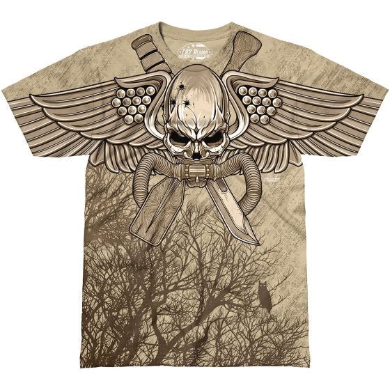 Футболка 7.62 Design USMC Recon Swift Silent Deadly - Sand
