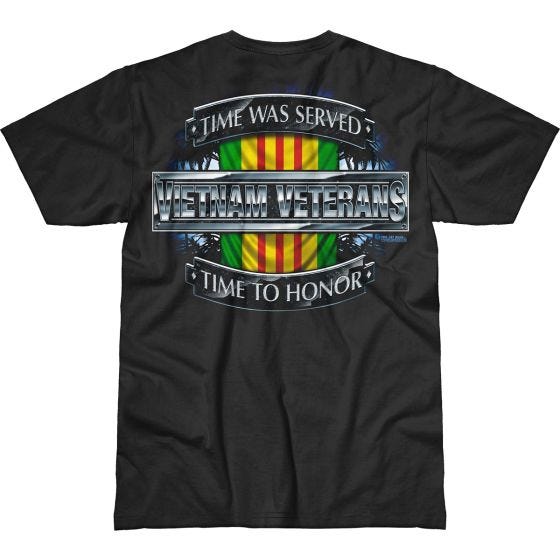 Футболка 7.62 Design Vietnam Veterans Time Served Battlespace - Черный