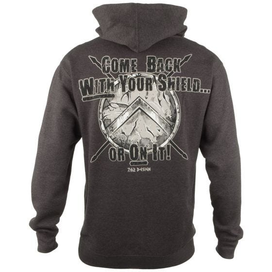 Толстовка с Капюшоном 7.62 Design With Your Shield - Charcoal Heather